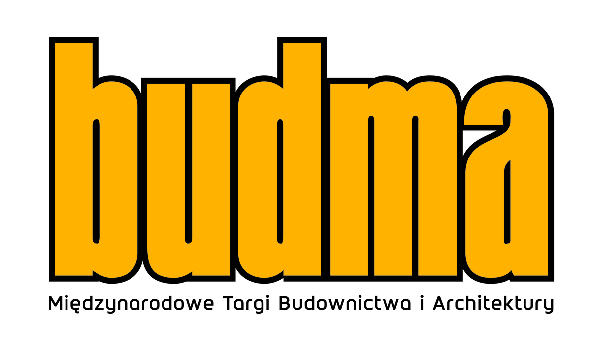 yellow logo of BUDMA, an international construction fair