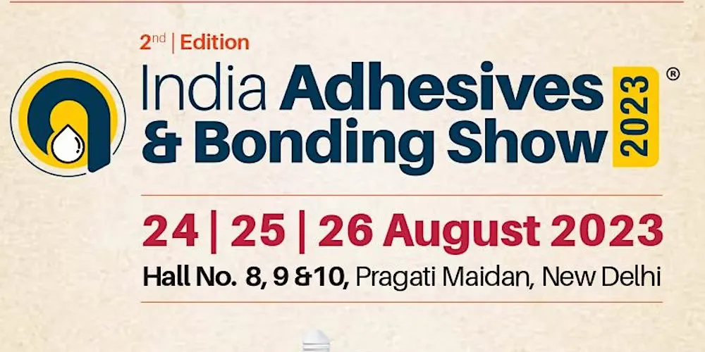 India Adhesives and bonding show logo