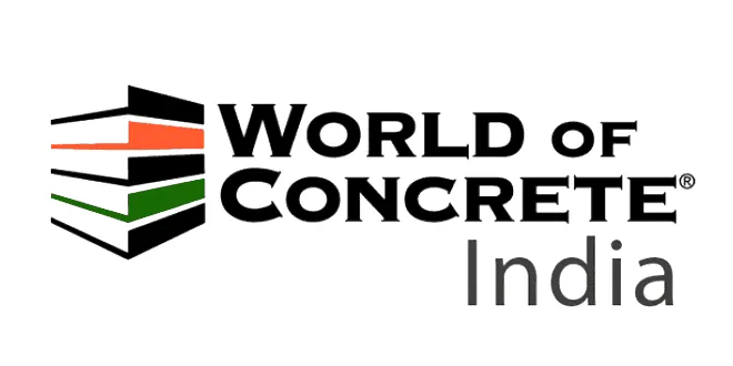 world of concrete logo, construction exhibition mumbai